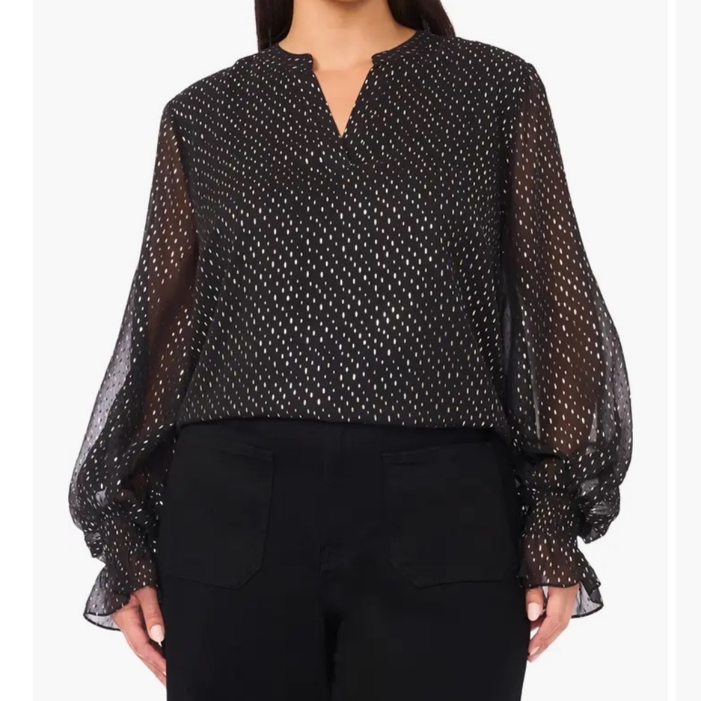 Metallic Top Vince Camuto